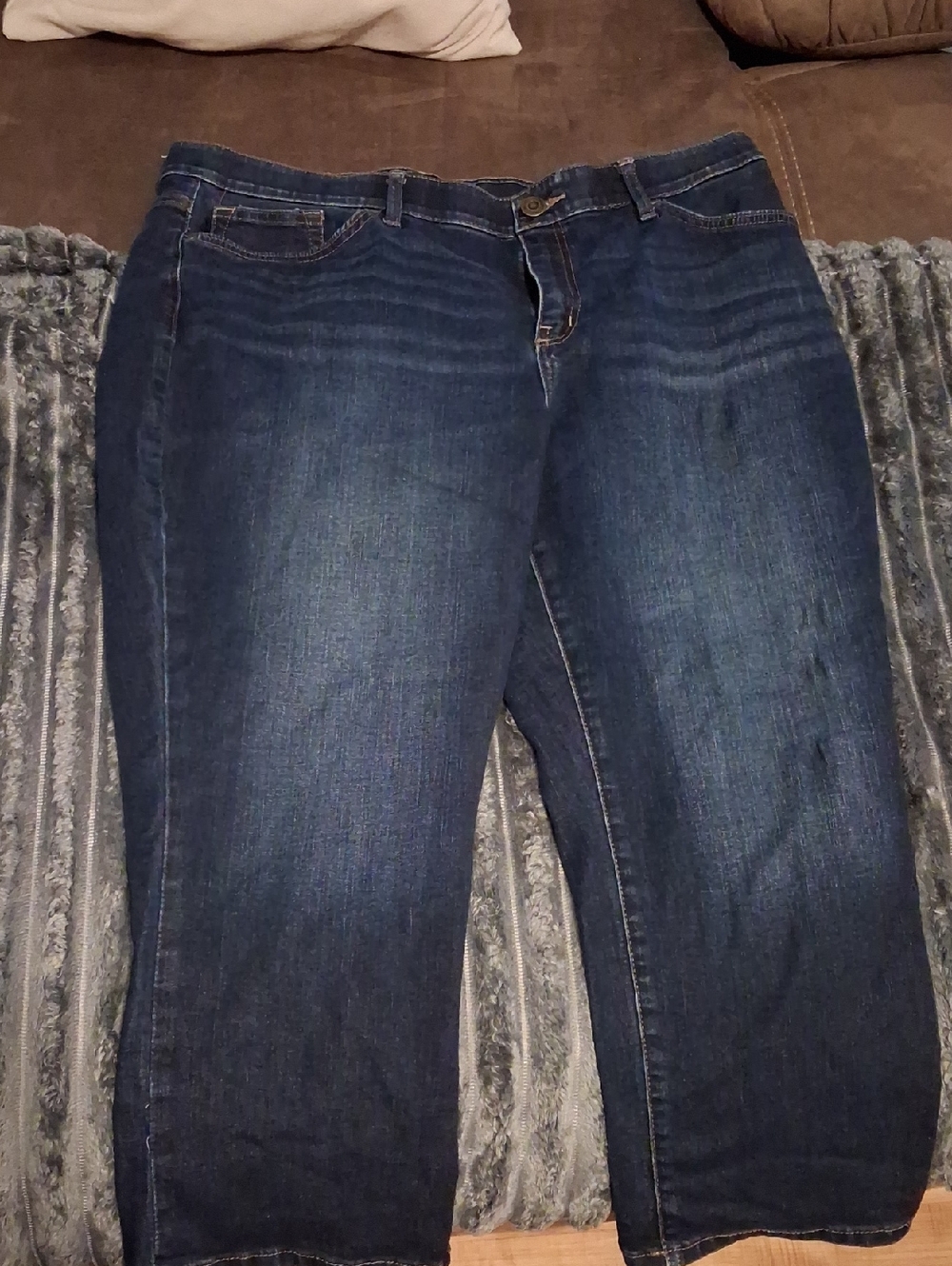 Lee Dark Blue Boyfriend Jeans